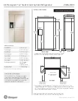 Preview for 2 page of GE ZISB420DH Manual