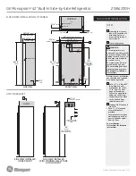 Preview for 3 page of GE ZISB420DH Manual