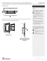 Preview for 5 page of GE ZISB420DH Manual