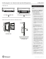 Preview for 10 page of GE ZISB420DH Manual