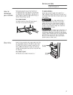 Preview for 17 page of GE ZISP420DHASS Owner'S Manual