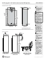 Preview for 2 page of GE ZISS360NXSS Dimension Manual