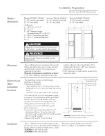 Preview for 5 page of GE ZISS36D SS Installation Instructions Manual