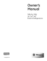 Preview for 1 page of GE ZISS480NHSS Owner'S Manual