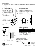 Preview for 3 page of GE ZISW/B480DX Datasheet