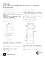 Preview for 4 page of GE ZIW30GNZII Dimensions And Installation Information