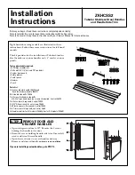 GE ZKHCSS2 Installation Instructions preview