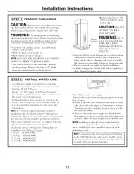 Preview for 11 page of GE ZlS360N Design & Installation Manual