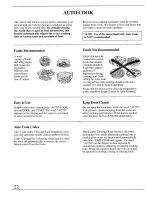 Preview for 22 page of GE ZMC3000 Series Use And Care Manual