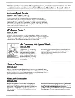 Preview for 38 page of GE ZMC3000 Series Use And Care Manual