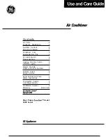 Предварительный просмотр 1 страницы GE Zoneline 3000 Series Use And Care Manual