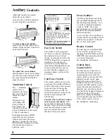 Preview for 4 page of GE Zoneline 3100 Series Use And Care And Installation Manual