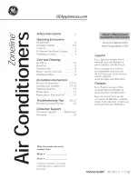 Preview for 1 page of GE Zoneline 4100 Owner'S Manual