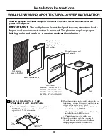 Preview for 18 page of GE ZoneLine 7500 Series Owner'S Manual