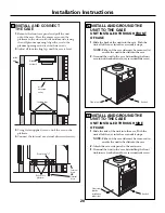 Preview for 20 page of GE ZoneLine 7500 Series Owner'S Manual