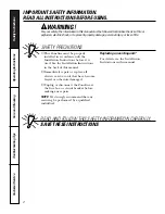 Предварительный просмотр 2 страницы GE Zoneline AZ55H12EAB Owner'S Manual And Installation Instructions