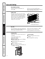 Предварительный просмотр 10 страницы GE Zoneline AZ58H12DAD Owner'S Manual And Installation Instructions