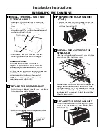 Preview for 18 page of GE Zoneline AZ58H12DAD Owner'S Manual And Installation Instructions