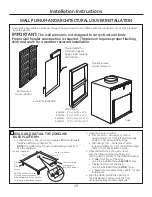 Preview for 19 page of GE Zoneline AZ85H12DAC Owner'S Manual And Installation Instructions