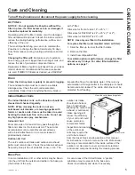 Preview for 5 page of GE Zoneline AZ9VH Owner'S Manual And Installation Instructions