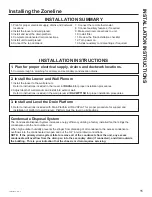 Предварительный просмотр 15 страницы GE Zoneline AZ9VH Owner'S Manual And Installation Instructions