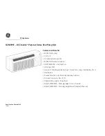 Preview for 2 page of GE Zoneline Premium AZ58H09E Dimension Manual