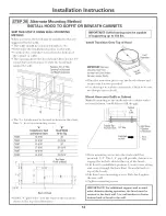 Preview for 12 page of GE ZV30S Installation Instructions Manual