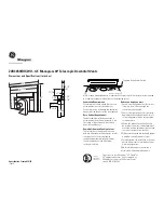 GE ZVB30SH/BH/WH Dimensions And Specifications предпросмотр