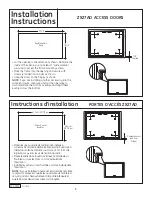 Preview for 1 page of GE ZX27AD Installation Instructions