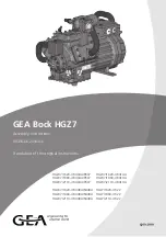 GEA Bock HGZ7 Series Assembly Instructions Manual preview
