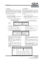 Preview for 5 page of GEA 283 Operating Instructions Manual