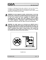 Предварительный просмотр 31 страницы GEA ARIETE Instructions For Use And Maintenance Manual