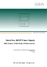 GEA DemaTron 40T Instruction Manual / Installation Instructions preview