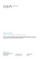 Preview for 118 page of GEA EL66 Operation Manual