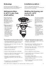 Preview for 13 page of GEA H A/T Series Operating Instructions Manual