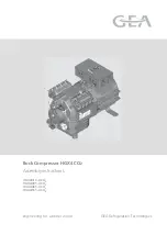GEA HGX4 CO2 Series Assembly Instructions Manual preview