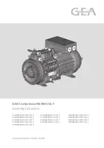 GEA HGX46/250-4 S CO2T Assembly Instructions Manual preview