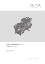 GEA HGX7 R134a Assembly Instructions Manual preview