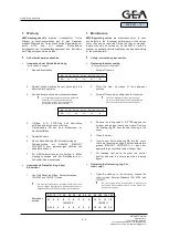 Preview for 5 page of GEA HRAB Operating Instructions Manual