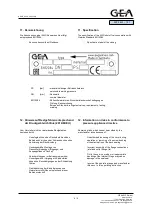 Предварительный просмотр 9 страницы GEA HRAB Operating Instructions Manual