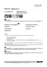 Предварительный просмотр 130 страницы GEA ONE 11TS Instructions For Use And Maintenance Manual