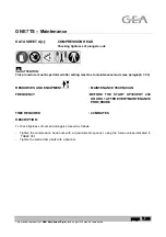 Предварительный просмотр 138 страницы GEA ONE 11TS Instructions For Use And Maintenance Manual