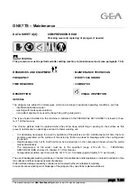 Предварительный просмотр 139 страницы GEA ONE 11TS Instructions For Use And Maintenance Manual