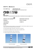 Предварительный просмотр 144 страницы GEA ONE 11TS Instructions For Use And Maintenance Manual