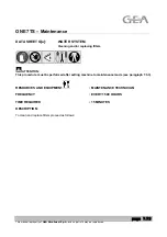 Предварительный просмотр 175 страницы GEA ONE 11TS Instructions For Use And Maintenance Manual