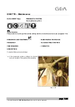 Предварительный просмотр 183 страницы GEA ONE 11TS Instructions For Use And Maintenance Manual