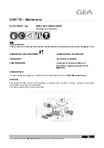 Предварительный просмотр 186 страницы GEA ONE 11TS Instructions For Use And Maintenance Manual