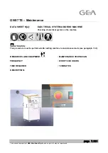 Предварительный просмотр 204 страницы GEA ONE 11TS Instructions For Use And Maintenance Manual