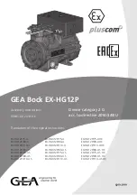 GEA pluscom Bock EX-HG12P Assembly Instructions Manual preview