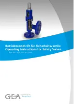 GEA SVA 455 Series Operating Instructions Manual preview